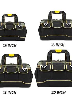 Hard Bottom Tool bag Heavy Duty Oxford Cloth Tool Holder Wat