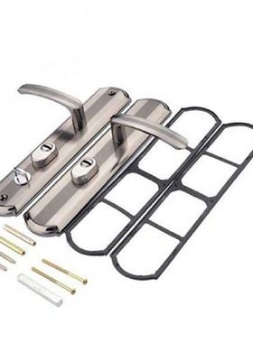 1 Pair Security Door Handle Entry Lever Household Exterior