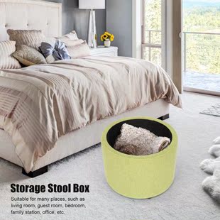 Storage Stool Multifunctional Round Storage Stool With Foots