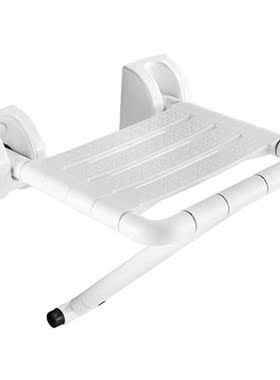 Wall Mounted Bathroom Foldable Stool 220 Lbs Bearing Weight