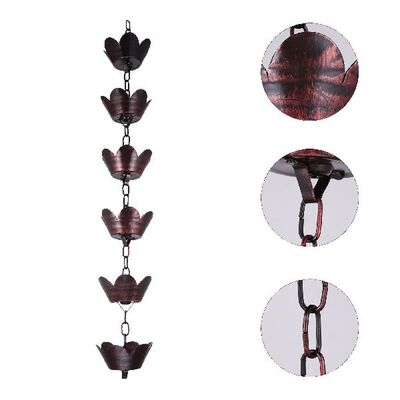 Rain Chain Metal Decorative Rain Chain Bell Roof Gutter