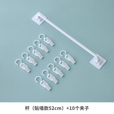 Telescopic rod hang hat receive artifact from punched