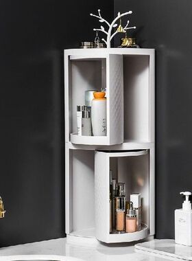 360°Rotating Triangle Rotating Theme Corner Cabinet