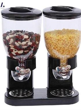 Double Bottle Food Storage Containers Grain Dispenser