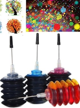 30ml Refill Ink Kit Fit For Hp 803 65 61 Dye Ink For Canon 4