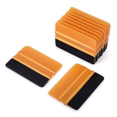 10pcs Carbon Fiber Film Vinyl Wrapping Fabric Felt Squeegee
