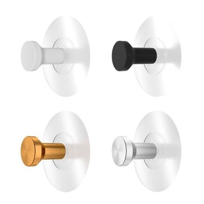 4Pcs Key Hooks Wall Adhesive Hook Hat Hanger Robe Holder Str