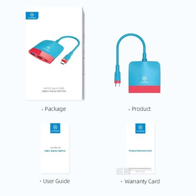 Portable Switch Dock for Nintendo Switch TV adapter Docking