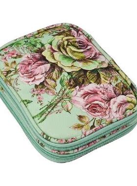 Knitting Needles Holder Floral Pattern Travel Knitting