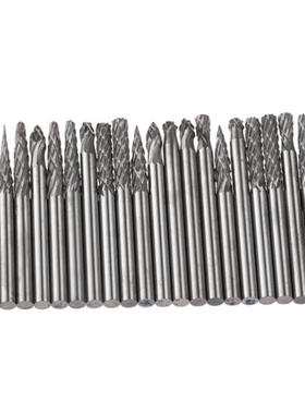 20pcs Tungsten Carbide Rotary Burr Bit Set Engraving Milling