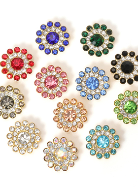 50pcs Crystal Claw Rhinestone Flatback Sewing Rhinestone Cab