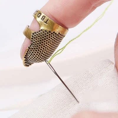 Brass Sewing Thimble Finger Protector Needlework Quilting Ha