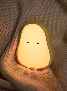 Cartoon Nightlights Pear-shaped Eye Protective LED Silicone