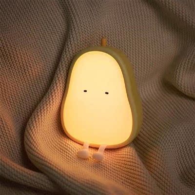 Cartoon Nightlights Pear-shaped Eye Protective LED Silicone