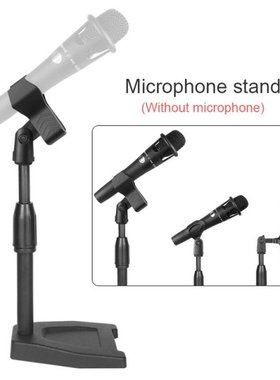 Desktop Microphone Stand Mic Stand Desk Telescopic Microphon