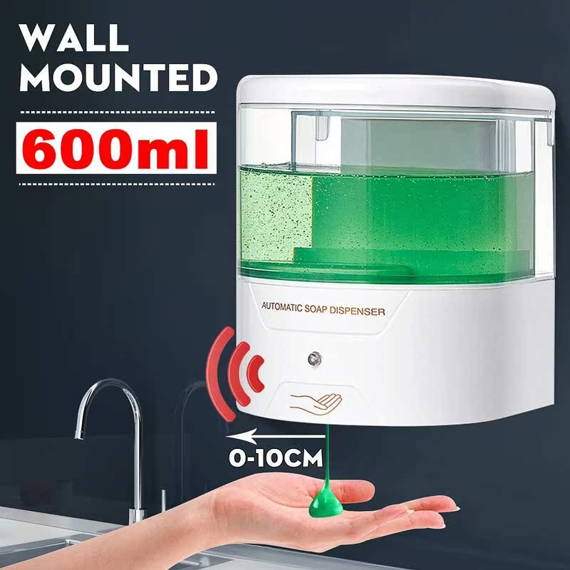 600ml Capacity Automatic Soap Dispenser Touchless Sensor Han