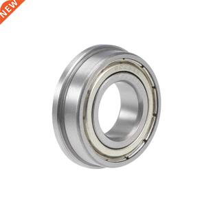 F6003ZZ Flange Ball Bearing 17x35x10mm Shielded Chrome Beari