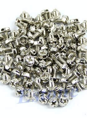 500pcs Toothed Hex 6/32 Computer PC Case Hard Drive Motherbo