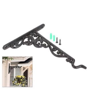 Cast Iron Hook Bracket Hanging Planters Basket Garden
