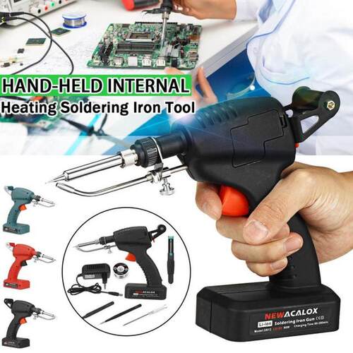 80W Li-ion Cordless Soldering Iron DC 12V Electric Soldering