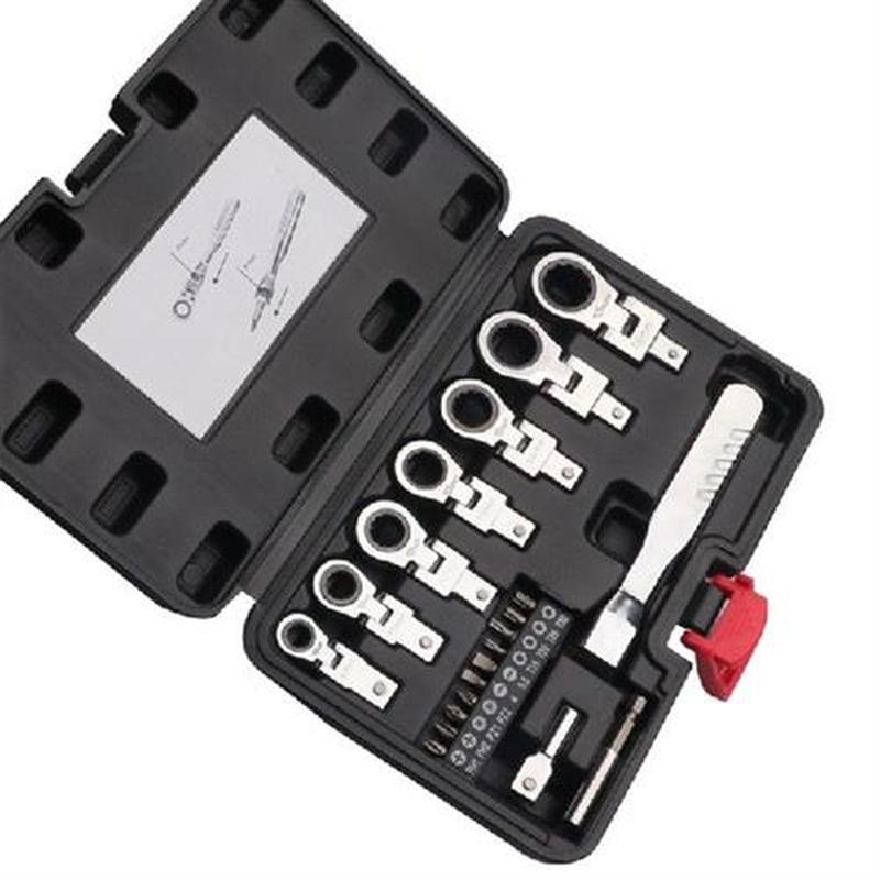 20-piece Oscillating Head Interchangeable Torx Wrench Set