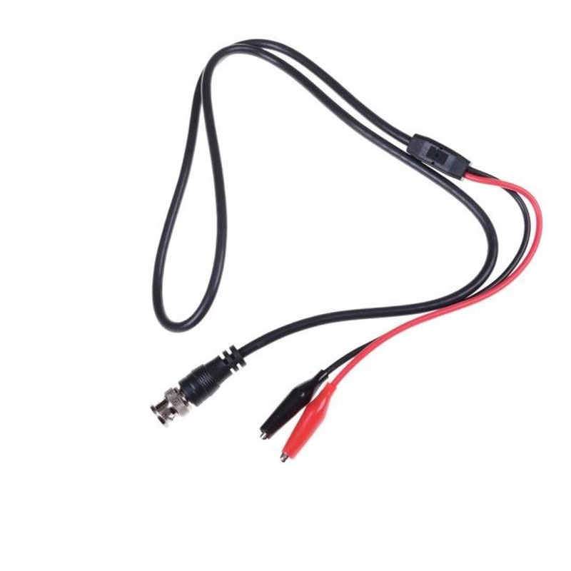 BNC Q9 Male Plug to Dual Alligator Clip Oscilloscope DIY Tes