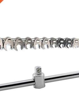 Fle Nut Crowfoot Line Hex Wrench Set 3/8Inch Drive Open E