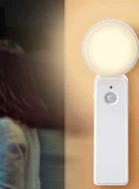 Modern LED Wall Light Induction Lamp 360 Degrees Rotatable