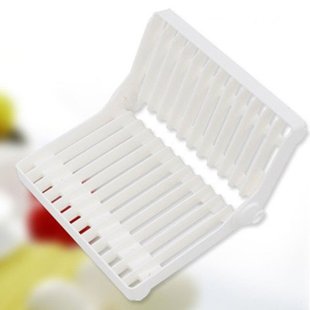 Kitchen Foldable Dish Rack Stand Holder Bowl Plate Organizer