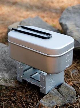 Portable Camping Lunch Box Aluminium Alloy Camping Bento