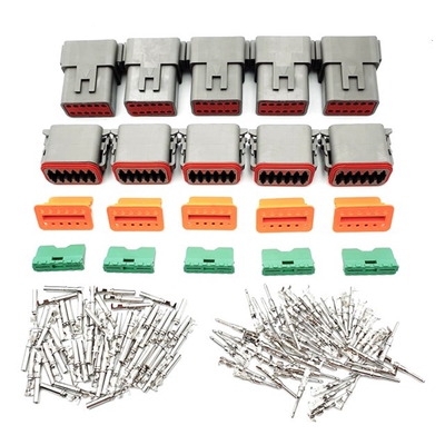 5sets Deutsch 12 Way 12 pin Waterproof Connector Kit Male/Fe