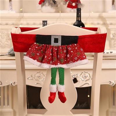 High Quality Chairs Covers Fine Stitching Fabric Christmas