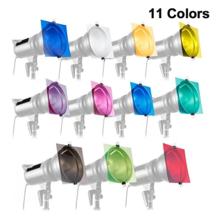 11colors Lighting Gel Filter Film Color Correction Absorptio