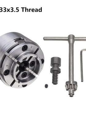 Durable Reversible 3.5 Inch Wood Turning Chuck 1-Inch x 8TPI