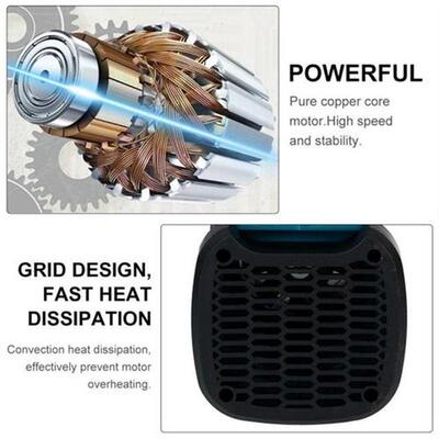 3 In 1 Cordless Electric Air Blower Vacuum Cleaning Snow Blo