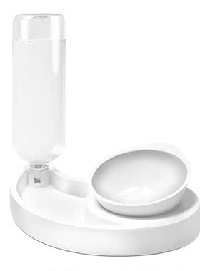 Cat Bowls Pet-Food-Holder Dog-Feeding Water-Capacity Large A