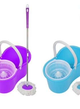 2021 Cleaning Mops Hand Pressing Spin Mops Broom Bucket