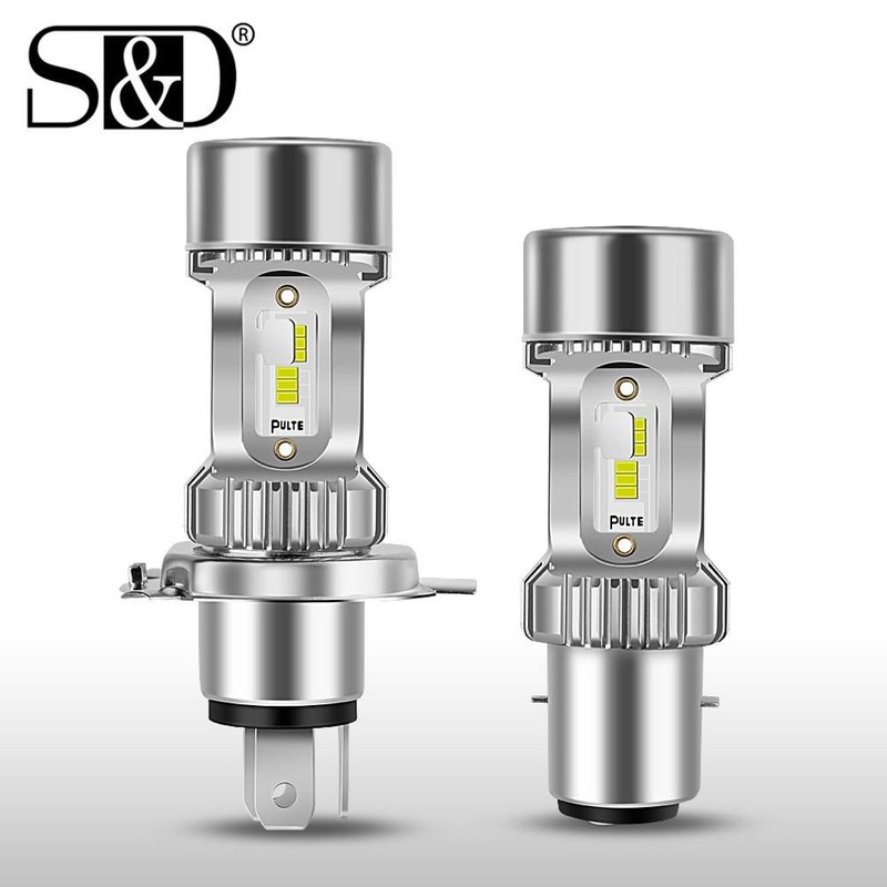 3200LM H4 LED Motorcycle Headlight Bulbs Ba20D H6 H4 Hi-Lo 2