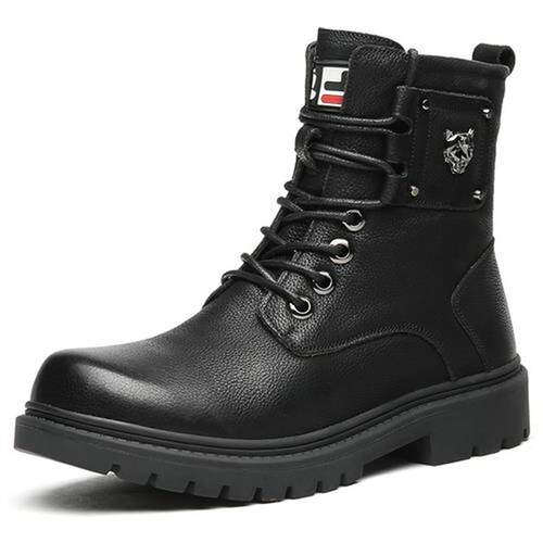 2021 Newly Man Winter Boots Quality Real Leather Shoe Brand