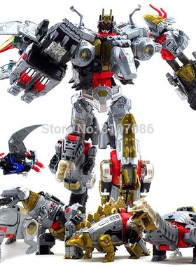 G1 BPF Transformation Dinoking Volcanicus Grimlock Slag Slud