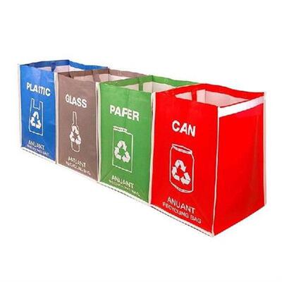 Separate Recycling Waste Bin Bags for Kitchen Office in