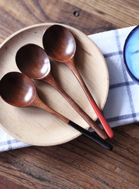 Wooden Spoon Bamboo Kitchen Cooking Utensil Tool Soup Teaspo