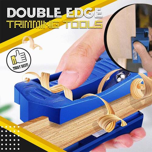 Double Edge Trimmer Banding Machine Set Wood Head and Tail
