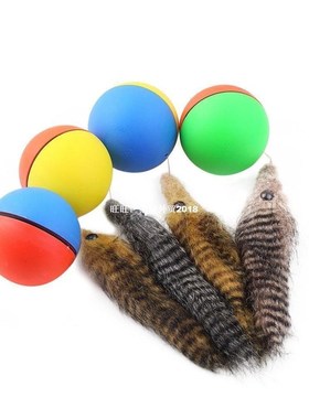 -1Pcs  Toys Beaver Weasel Rollin Motor Ball Toy for Pet