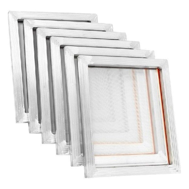 6Pcs 14inchX10inch Aluminium Alloy Silk Screen Printing