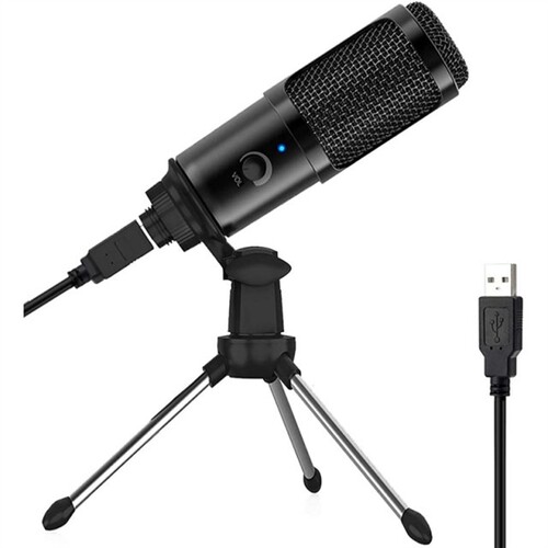 USB Condenser Microphone Reverb Microphone 192K 24-Bit Sampl