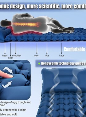 ONLIVING Camping Sleeping Mat Self Inflatable Mattress in Te