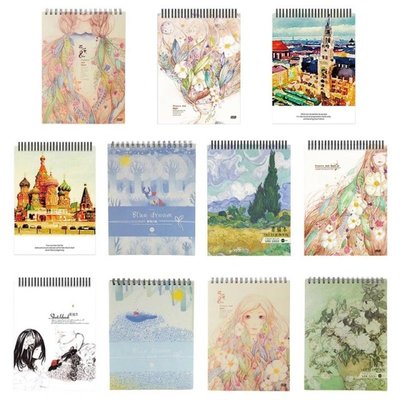 50 Sheets A4 Paper Watercolor Sketch Book Notepad for Painti