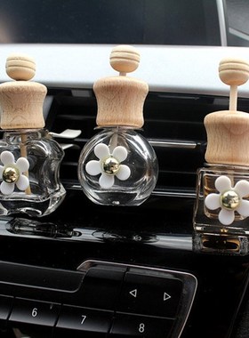 Car Perfume Car  Decor Diffuser Empty Bottle Automobile Air