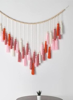 Macrame Wall Hanging Tapestry Bohemian Curtains Homestay Tap